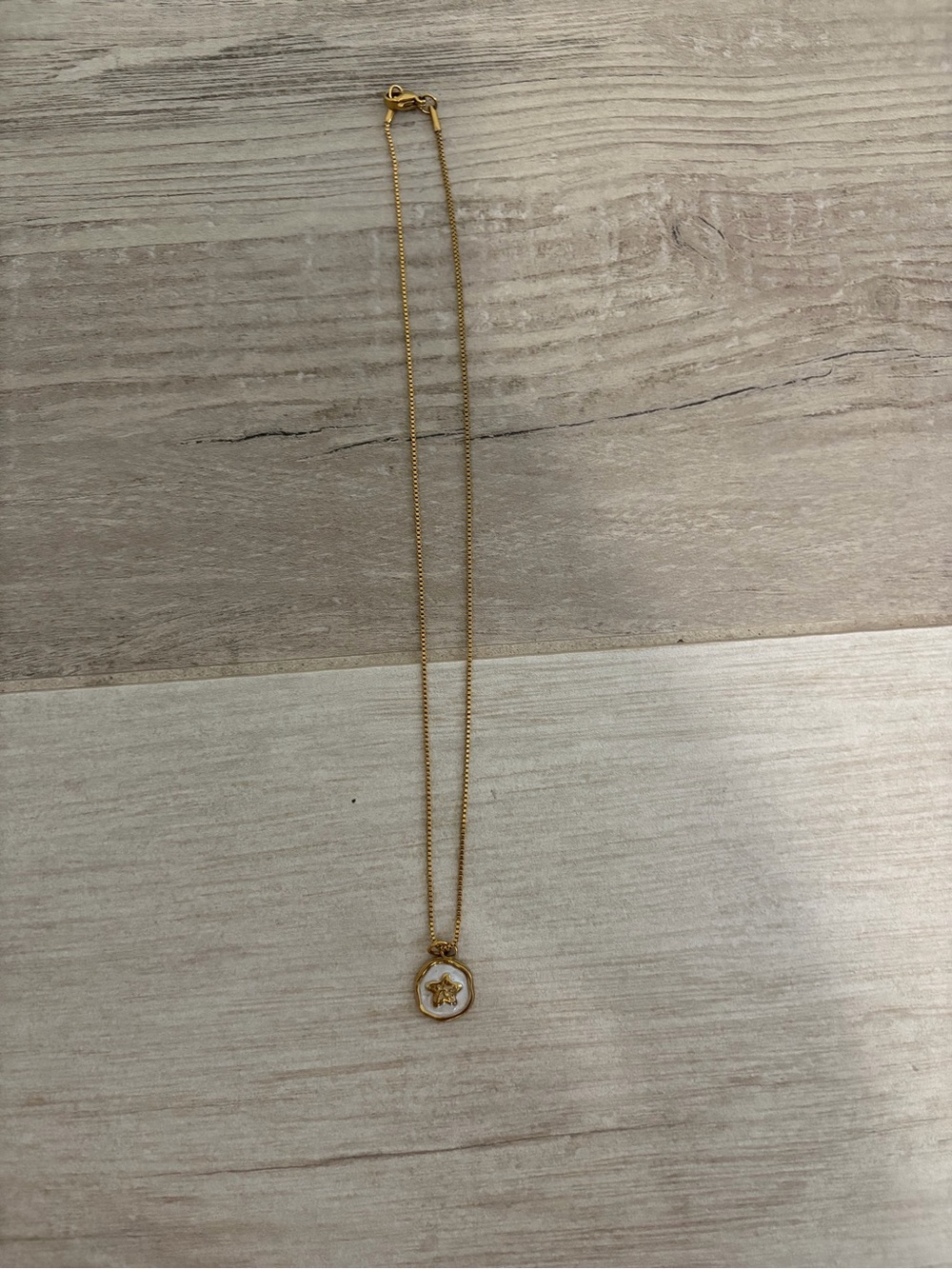 Gold Star Pendant Necklace - Women's Jewelry